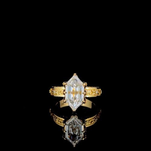 Solitaire dutch marquise vintage ring